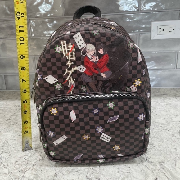 Kakegurui Yumeko & Kirari Checkered Mini Backpack - Picture 12 of 14
